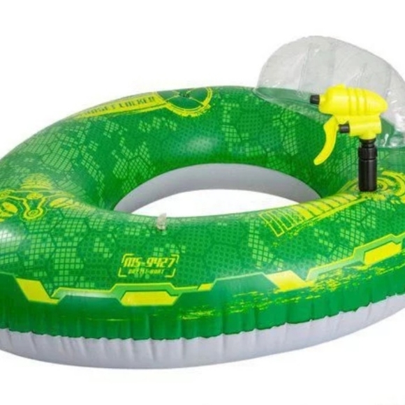 Nwt set of 2 Aqua Dual inflatable battle boats with water blasters, Battle Boats - Picture 3 of 4